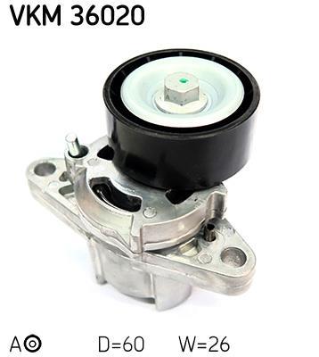 Rolo tensor da correia trapezoidal estriada SKF ref. VKM 36020